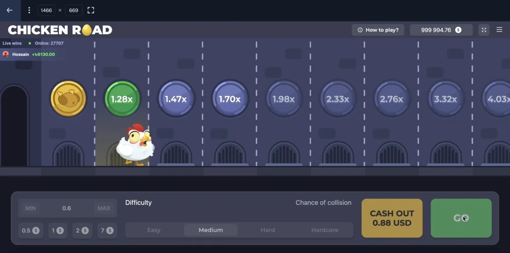 Chicken Road gameplay